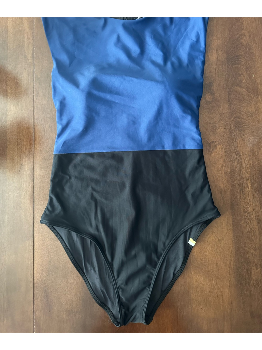 Summersalt The Surf Blue and Black One Piece Swimsuit Size 6